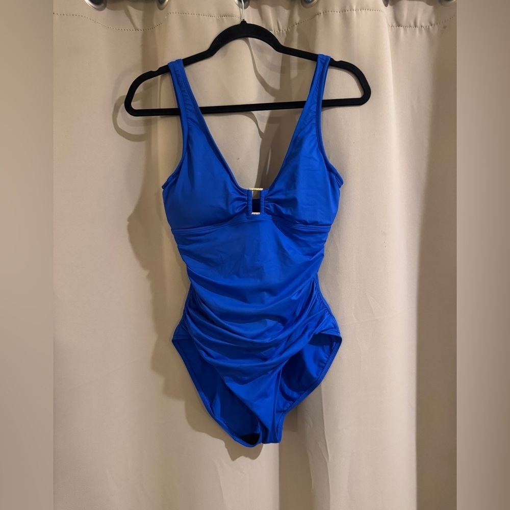 Ralph Lauren Blue One-Piece Swimsuit